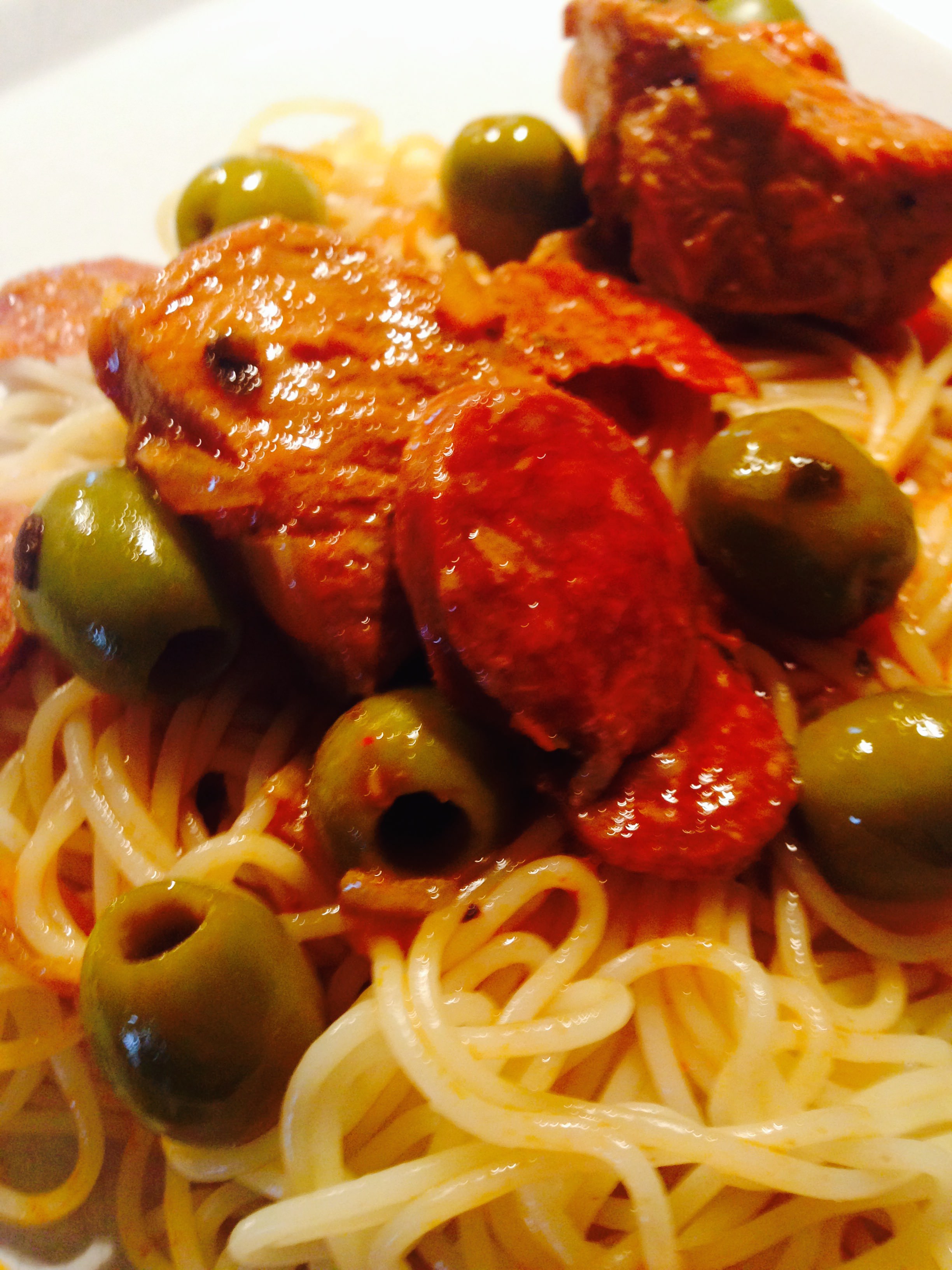 Saute De Porc Olives Et Chorizo Sevencuisine