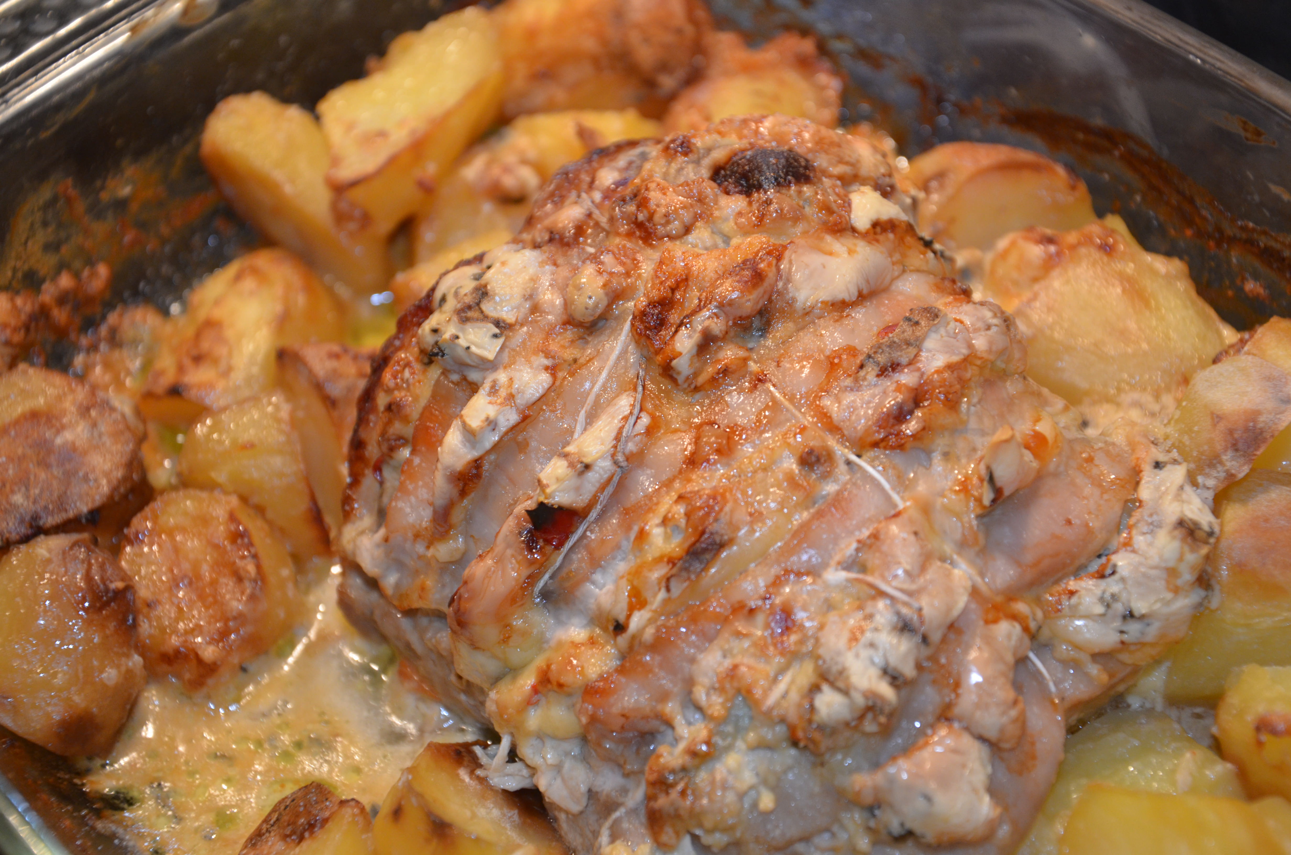 Reste De Rôti De Porc Sauce Piquante