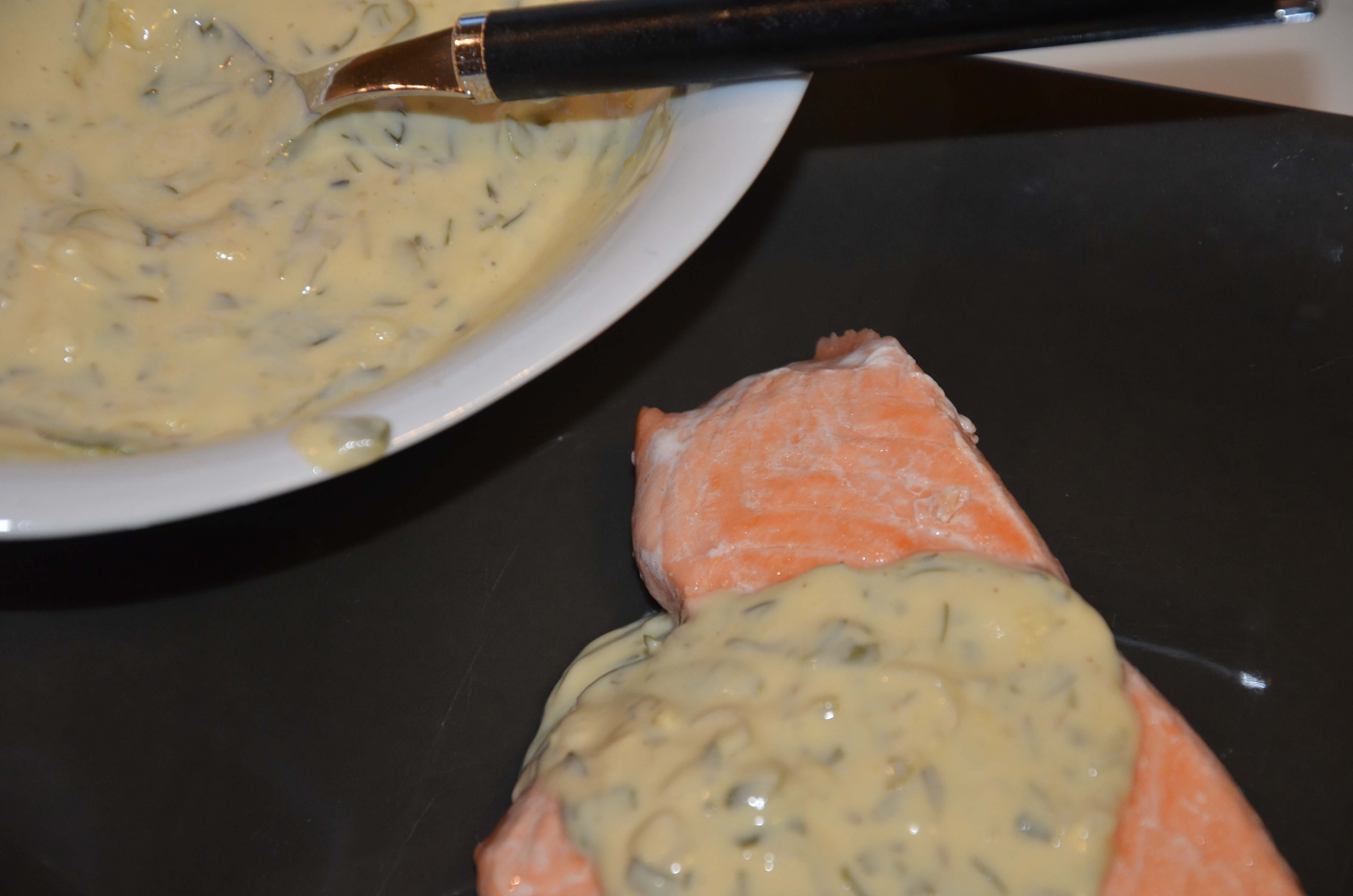 Saumon sauce estragon SevenCuisine